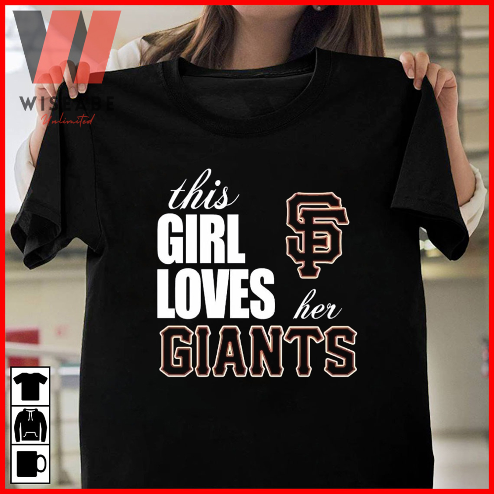 Nike MLB Genuine Merchandise San Francisco Giants Orange V Neck Tee Women’s  L