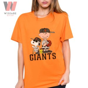 Unique MLB Peanuts Baseball Vintage Sf Giants Shirt