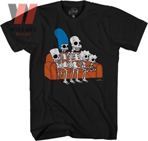 Cheap Skeleton Simpsons Halloween Skeletons Shirt