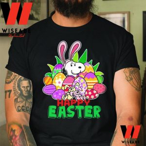 Snoopy And Woodstock With Eggs Family Easter Shirts