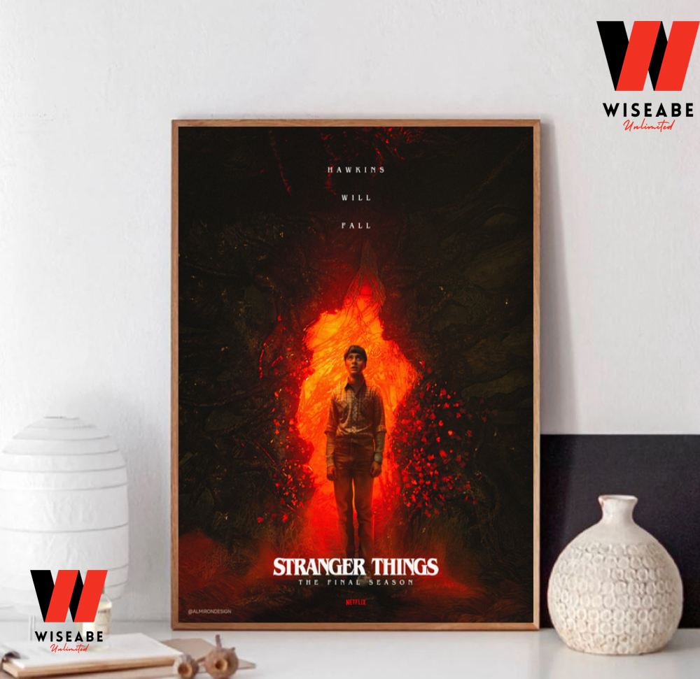 Stranger Things 5 Will Byers The Last Victim Poster Canvas - Kaiteez