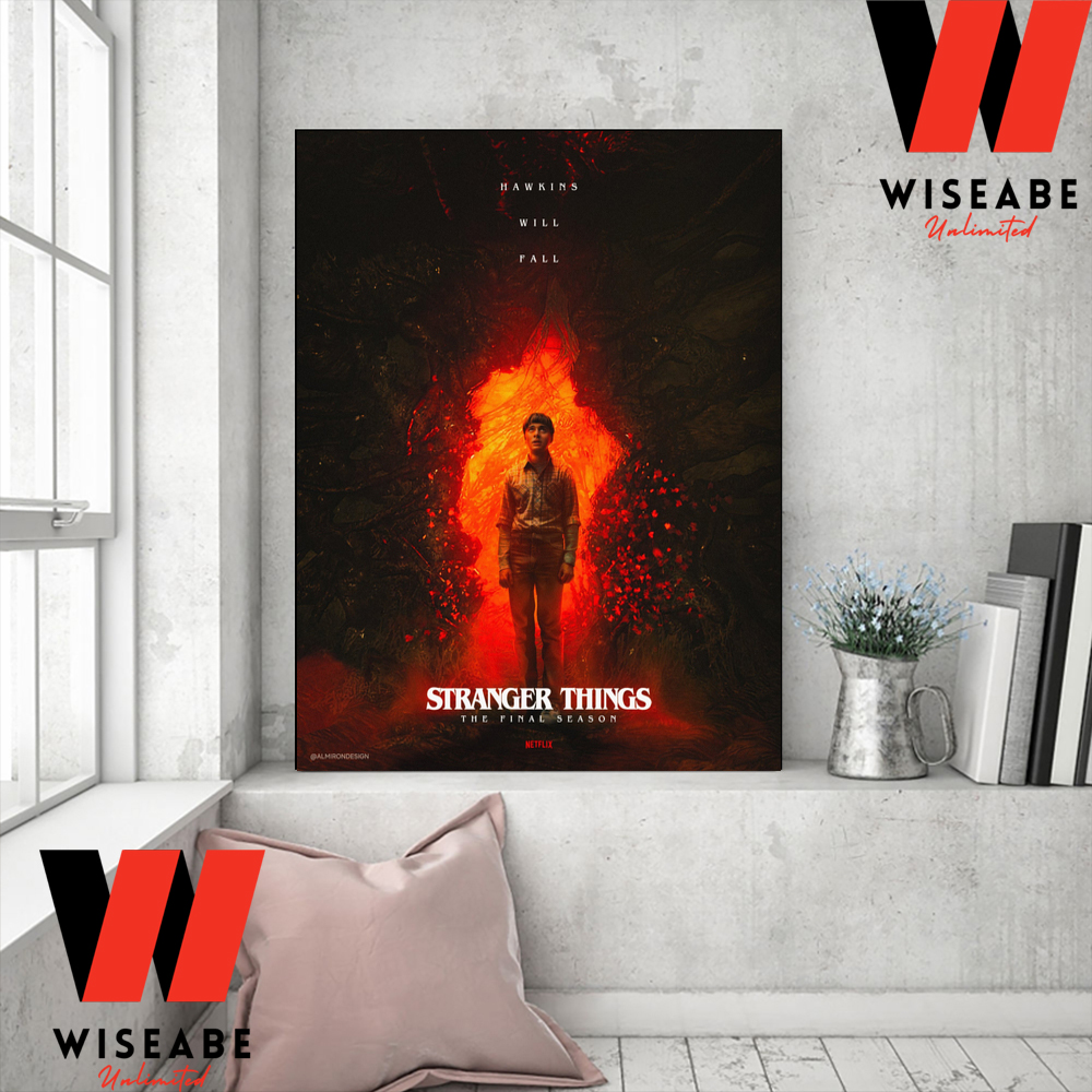 Stranger Things 5 Will Byers The Last Victim Poster Canvas - Kaiteez