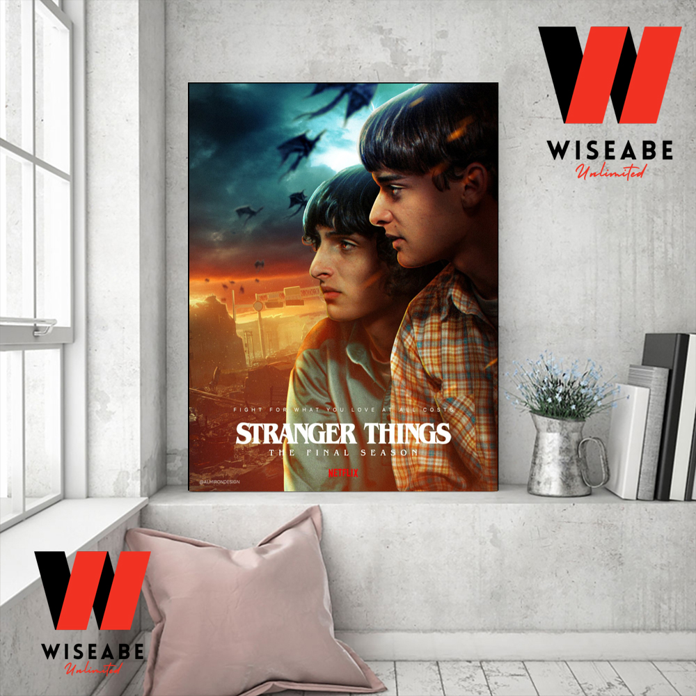 Netflix Series Will Byers And Mike Wheeler Stranger Things Season 5 Poster  - Anynee
