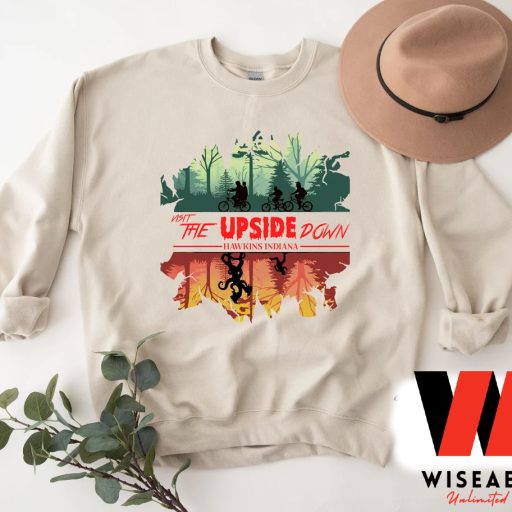 Upside Down Stranger Things Graphic Tee, Netflix Merchandise Stranger Things