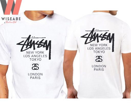 Cheap Famous City Stussy Shirt, Stussy Logo shirt