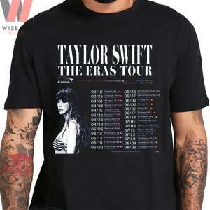 Cheap Schedule Of Taylor Swift Eras Tour 2023 T Shirt