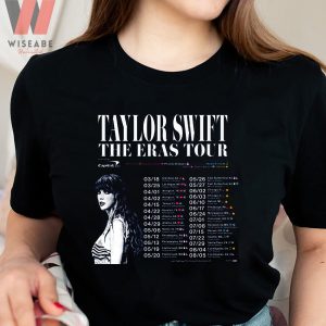 Cheap Schedule Of Taylor Swift Eras Tour 2023 T Shirt