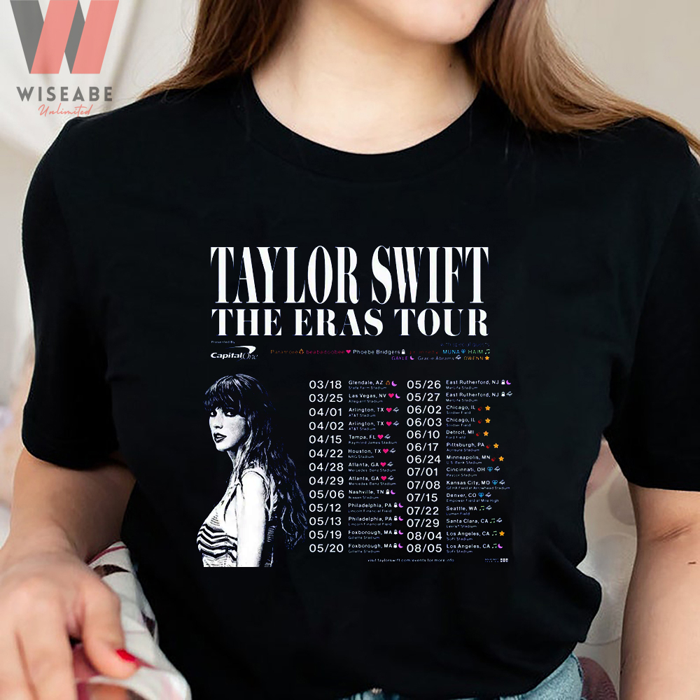 Taylor Swift The Eras International Tour Black Long Sleeve T-Shirt