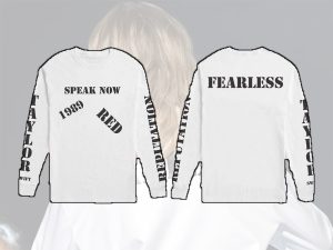 Taylor Swift White Button Up Shirt AMAs Performance Inspired Sweatshirt