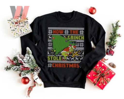 How The Grinch Stole Christmas Ugly Grinch Sweatshirt