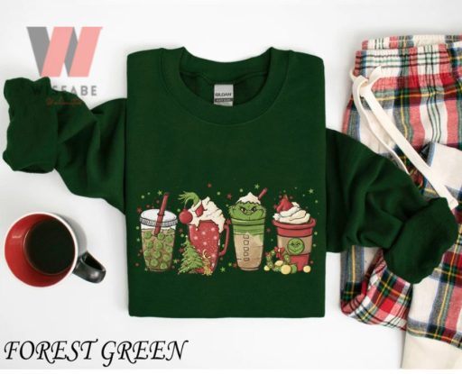 Vintage Grinch Latte Coffee Grinch Christmas Sweatshirt