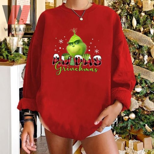 Christmas Snow Adidas Grinchmas Grinch Crewneck Sweatshirt