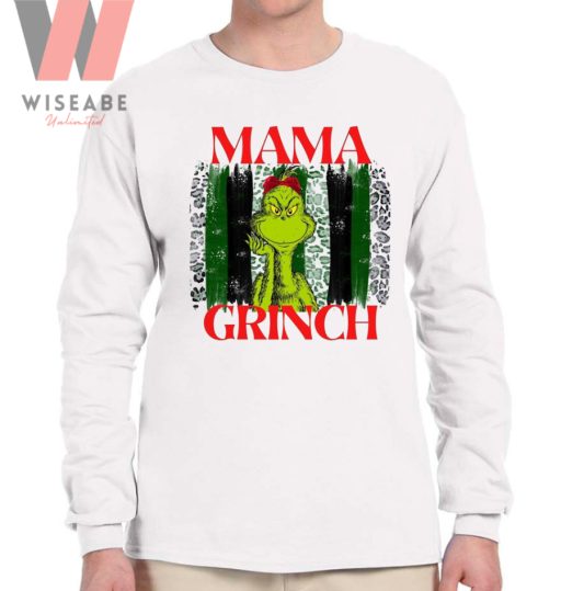 Cute Mama Grinch Christmas Gift For Mama Female Grinch Sweatshirt