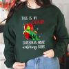 Grinch Green On Chair This Is My Hallmark Christmas Movie Watching Sweatshirt