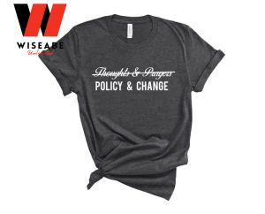 Gun Control Thoughts And Prayers Policy Change T Shirt