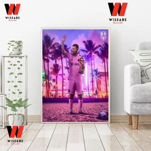 Cheap Football Soccer Messi Inter Miami Poster