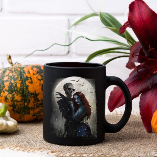 Unique Jack Skellington And Sally Love Disney Nightmare Before Christmas Mug