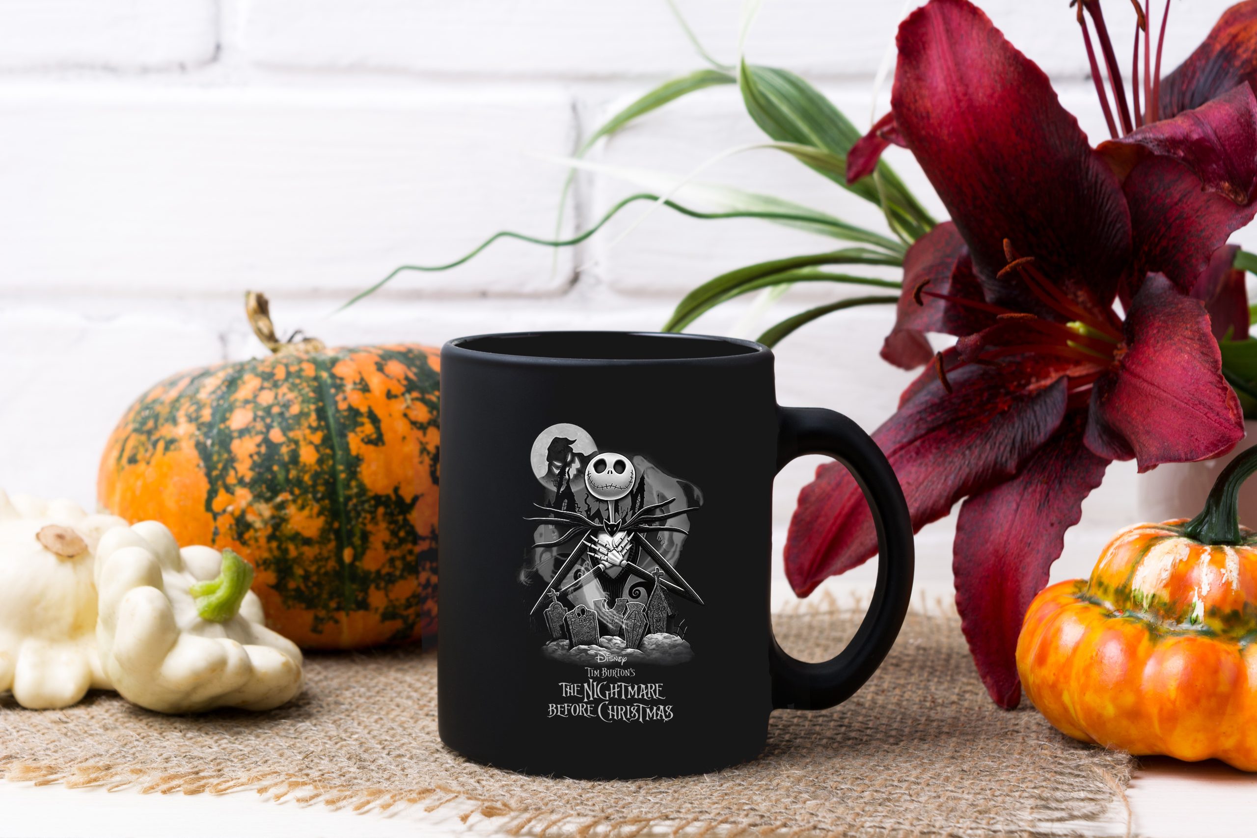 Unique Jack Skellington And Sally Love Disney Nightmare Before Christmas Mug