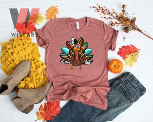 Cute Fall Thanksgiving Vinyl Turkey T Shirt