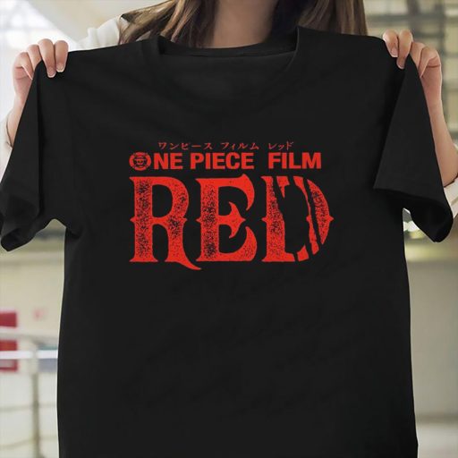 Unique Anime One Piece Film Red Shirt