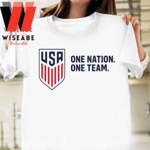 Unique One Nation One Team US Soccer T Shirt