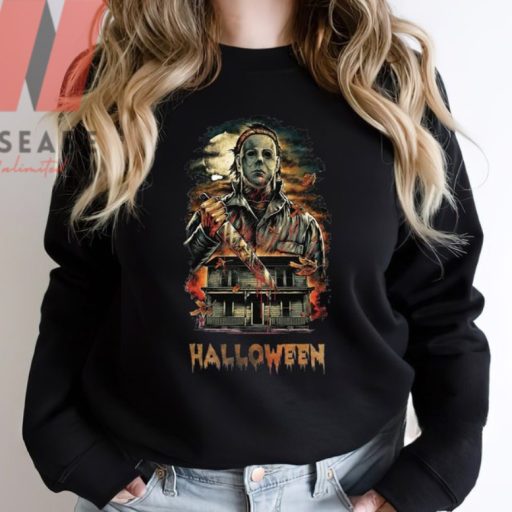 Horror Halloween Vintage Michael Myers Shirt, Halloween Sweatshirt