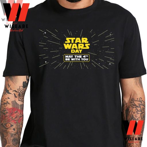 Vintage Star Wars Day May The 4th Be With You T Shirt, Star Wars Merchandise For Adults