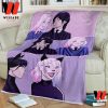 Hot Pink Wednesday Addams And Enid Sinclair Blanket, Wednesday Addams Merchandise