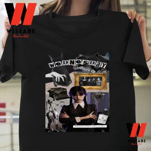Vintage Jenna Ortega Wednesday Addams Movie 2022 T Shirt