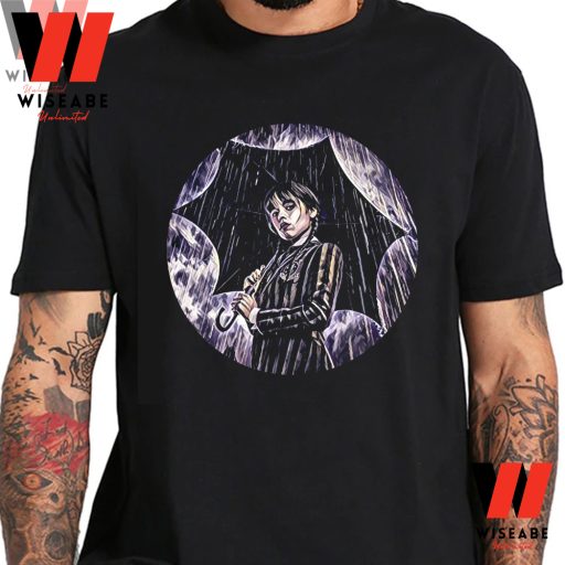  Hot Black Jenna Ortega Wednesday Addams 2022 T Shirt