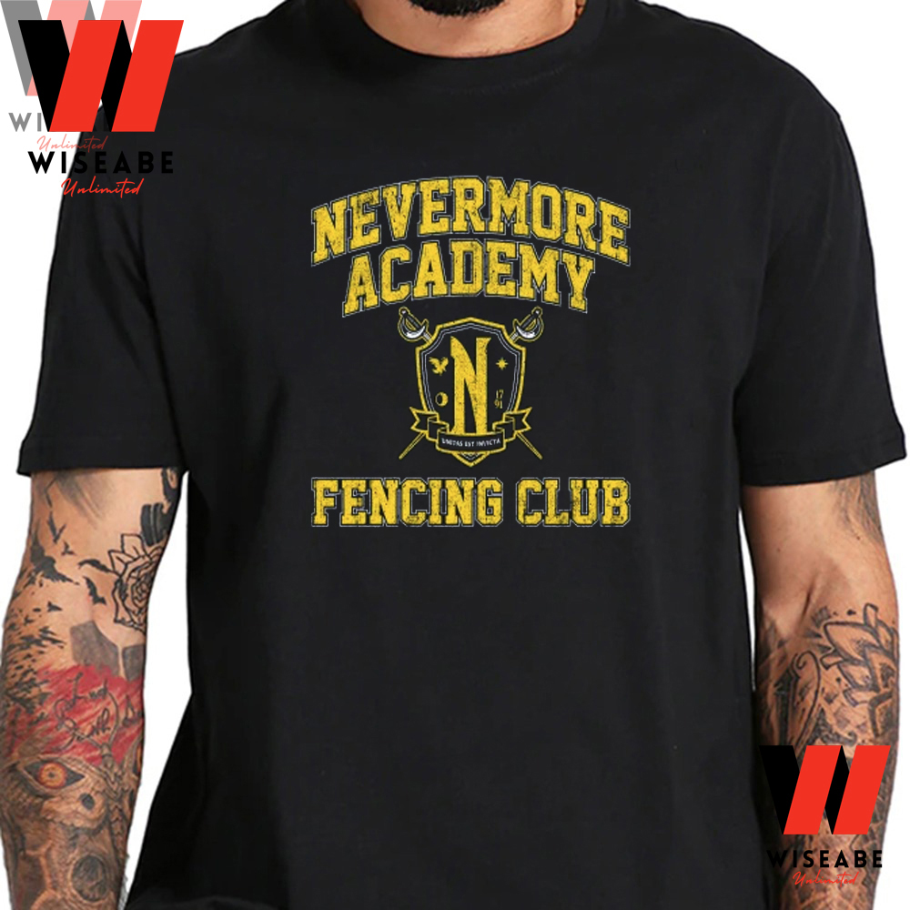 Black Nevermore Academy Wednesday Addams T Shirt - Wiseabe Apparels