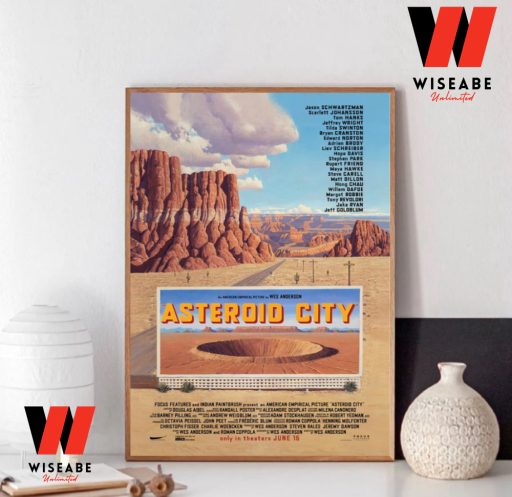 Cheap Wes Anderson Asteroid City Poster Wall Art