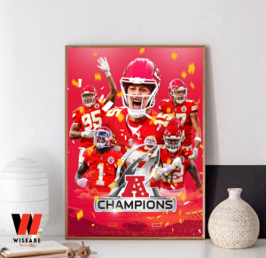 Kansas City Chiefs Super Bowl AFC Championship 2023 Poster