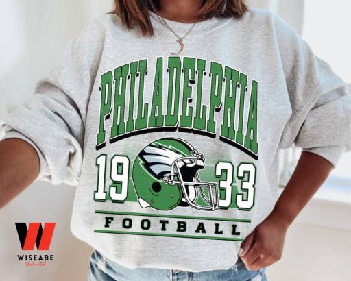 Retro Philadelphia Football 1933 Helmet Football Crewneck Sweatshirt