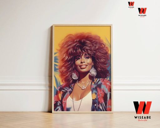 Memorial RIP Queen of Rock n Roll  Tina Turner Poster Wall Art