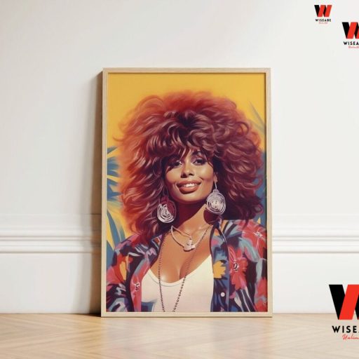 Memorial RIP Queen of Rock n Roll Tina Turner Poster Wall Art