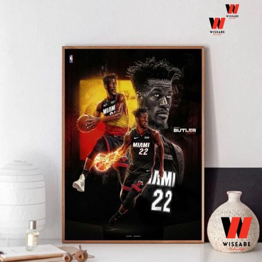 Cheap NBA Miami Heat Number 22 Jimmy Butler Poster Bedroom Decor