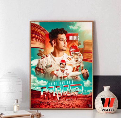 Patrick Mahomes MVP Kansas City Chiefs Super Bowl LVII 2023 Champions Poster