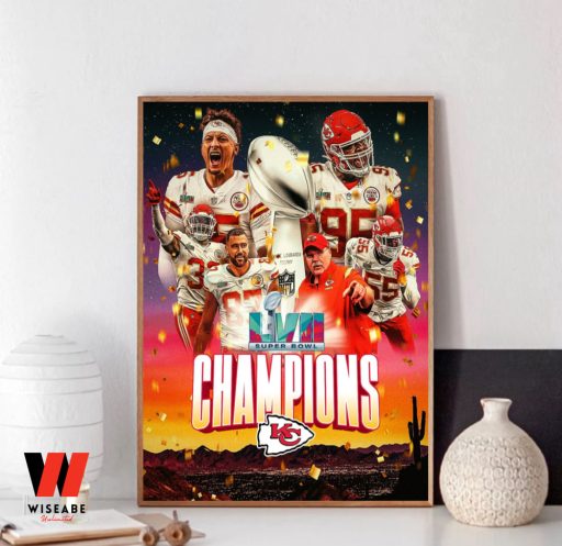 Kansas City Chiefs Super Bowl LVII Champions 2023 Poster