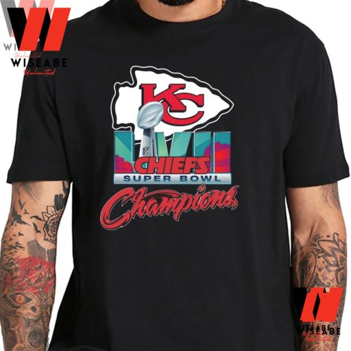 Vintage Kansas City Chiefs Super Bowl Champions 2023 Mens Jersey Shirt