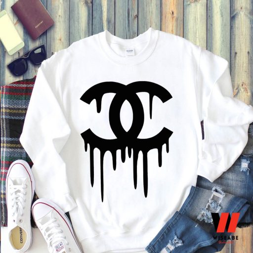 Cheap Dripping Chanel Logo Mens Sweatshirt Gift For Father Day