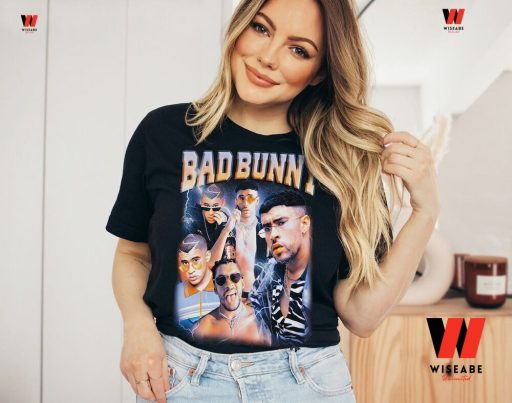 Vintage Bad Bunny Graphic Tee, Vintage Bad Bunny Shirt