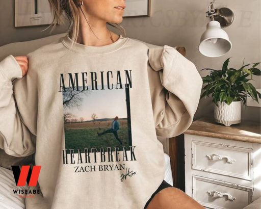 American Heartbreak Tour 2022 Zach Bryan Sweatshirt, Zach Bryan Merchandise