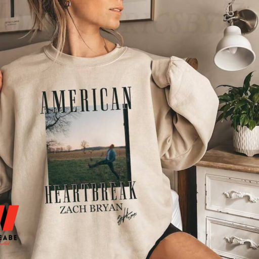 American Heartbreak Tour 2022 Zach Bryan Sweatshirt, Zach Bryan Merchandise