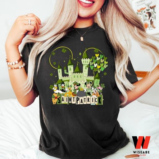 Mickey Mouse Ears Saint Patrick Luckey Partern St Patricks Day Tee Shirt, Disney St Patricks Day Gifts