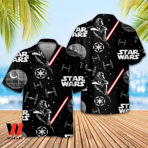 Cheap Dark Vader Star Wars Hawaiian Button Up Shirt, Cheap Star Wars Merchandise