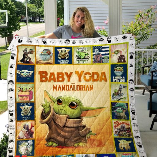 Baby Yoda Star Wars All Season Quilt Blanket, Cheap Star Wars Merchandise