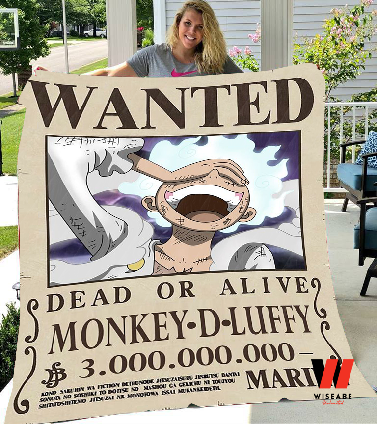 Monkey D. Luffy Wanted Poster PNG Image