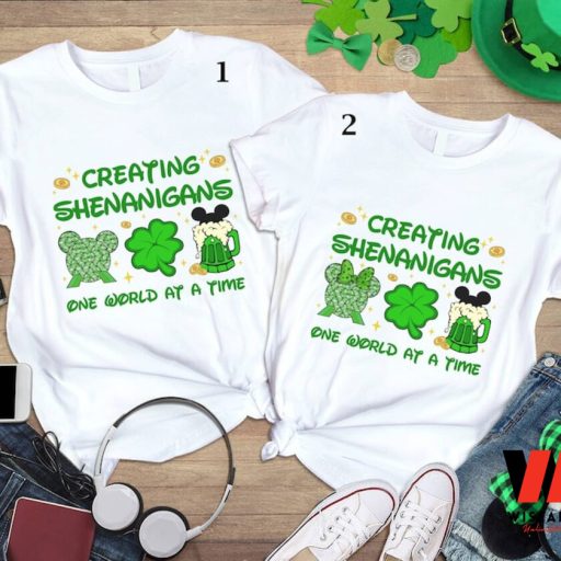 Vintage Irish Shamrock Lilo Stitch Disney St Patricks Day T Shirt, Unique  St Patricks Day Gifts - Wiseabe Apparels