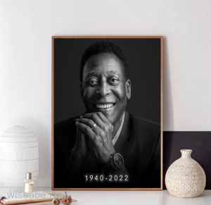 Rest In Peace Pele Legend Never Die Poster